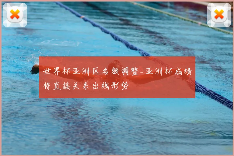 世界杯亚洲区名额调整_亚洲杯成绩将直接关系出线形势