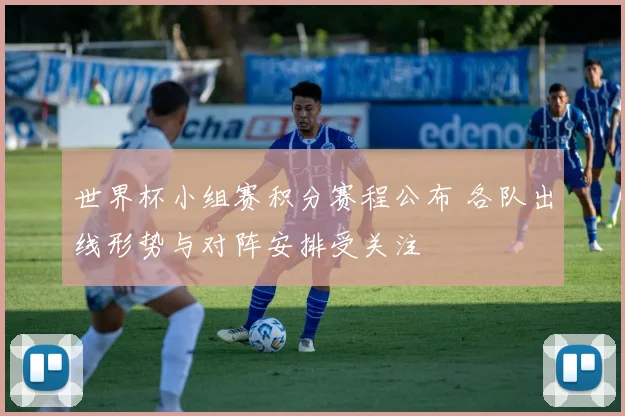 世界杯小组赛积分赛程公布 各队出线形势与对阵安排受关注