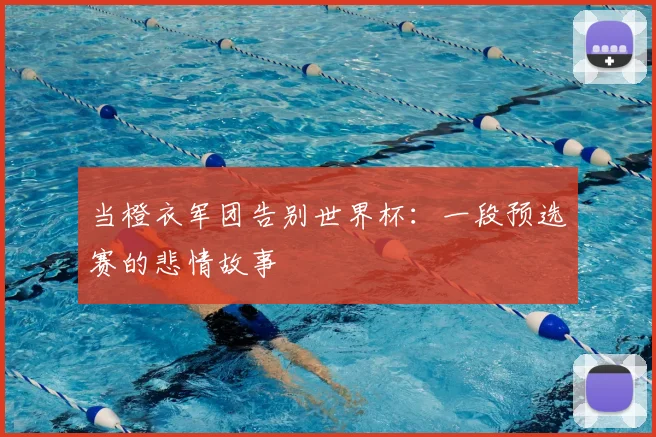 当橙衣军团告别世界杯:一段预选赛的悲情故事